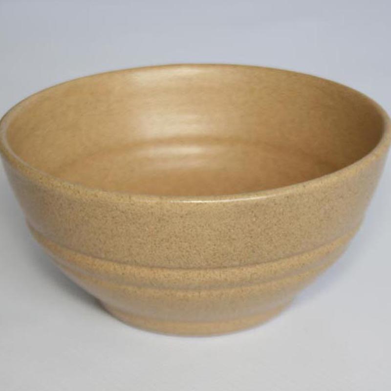 Stoneware ceramic soup bowl