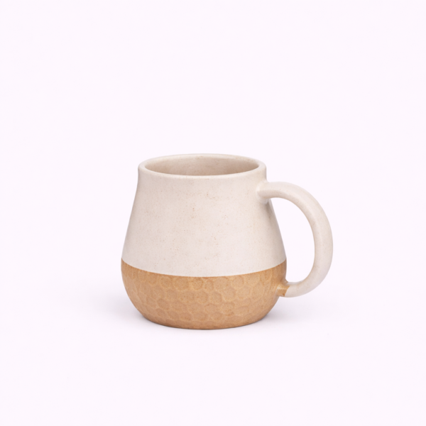 handcrafted, ceramic, sustainable, ethical, Bottom Hammered Mug