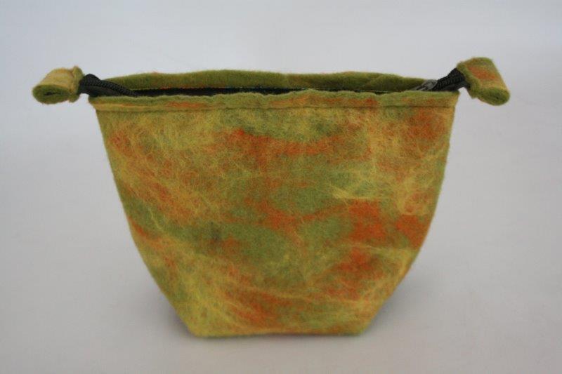 Felt Makeup Kit Set Purse