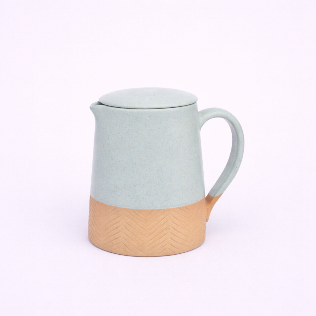 ceramic, ethical, handmade, Chevron Pattern Water Jug