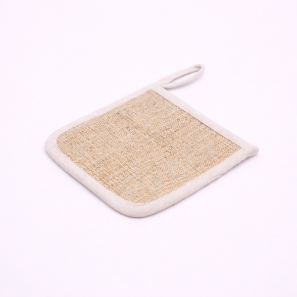 sustainable, face scrubber, handcrafted, Nettle Cotton Face Scrubber