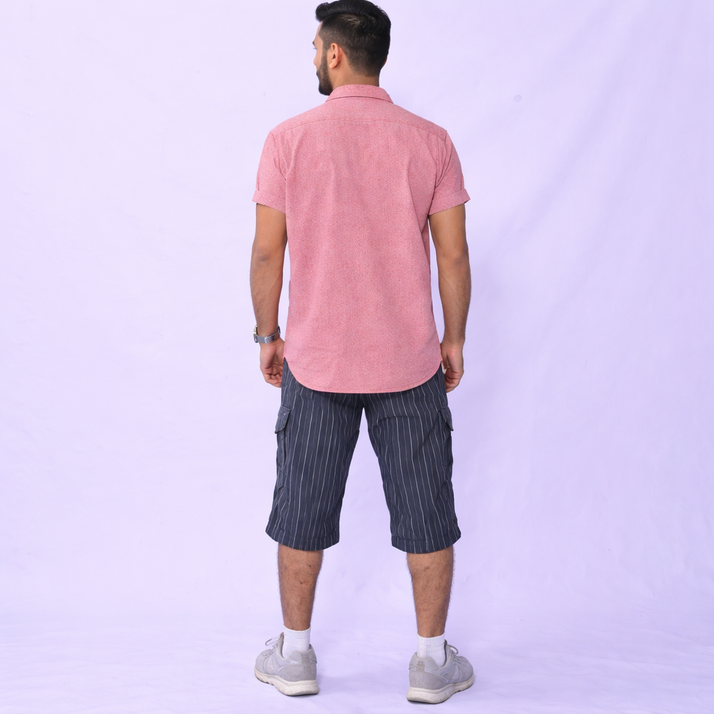 Cotton Shirt With Cotton Baggy Shorts - Image 2