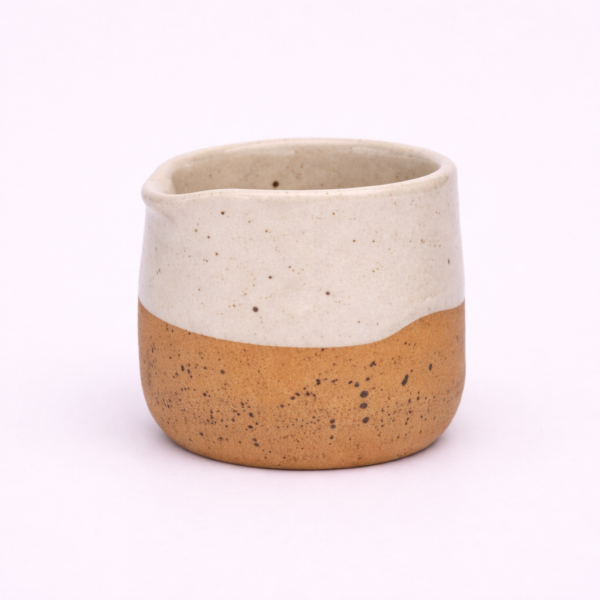 ceramic, ethical, handmade, Two Tone Pinched Milk Pot