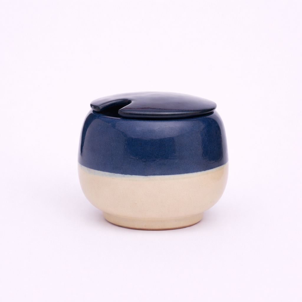 Two Tone Round Sugar Pot - Image 2