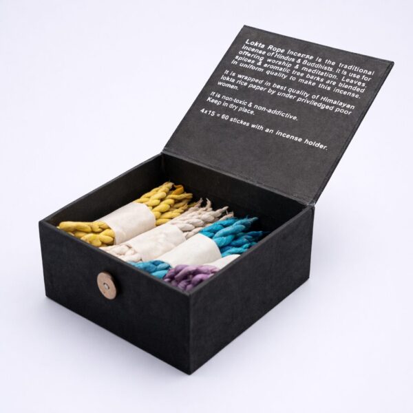 handcrafted, ethical, sustainable, Rope Incense Box