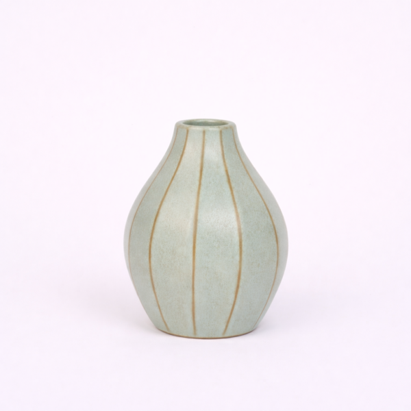 Ball Line Glazed Ceramic Vase, ceramic vase, sustainable, handcrafted, home decor