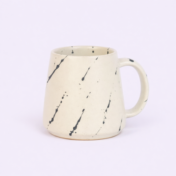 handcrafted, ceramic, sustainable, ethical, Sprinkle Cylinder Mug