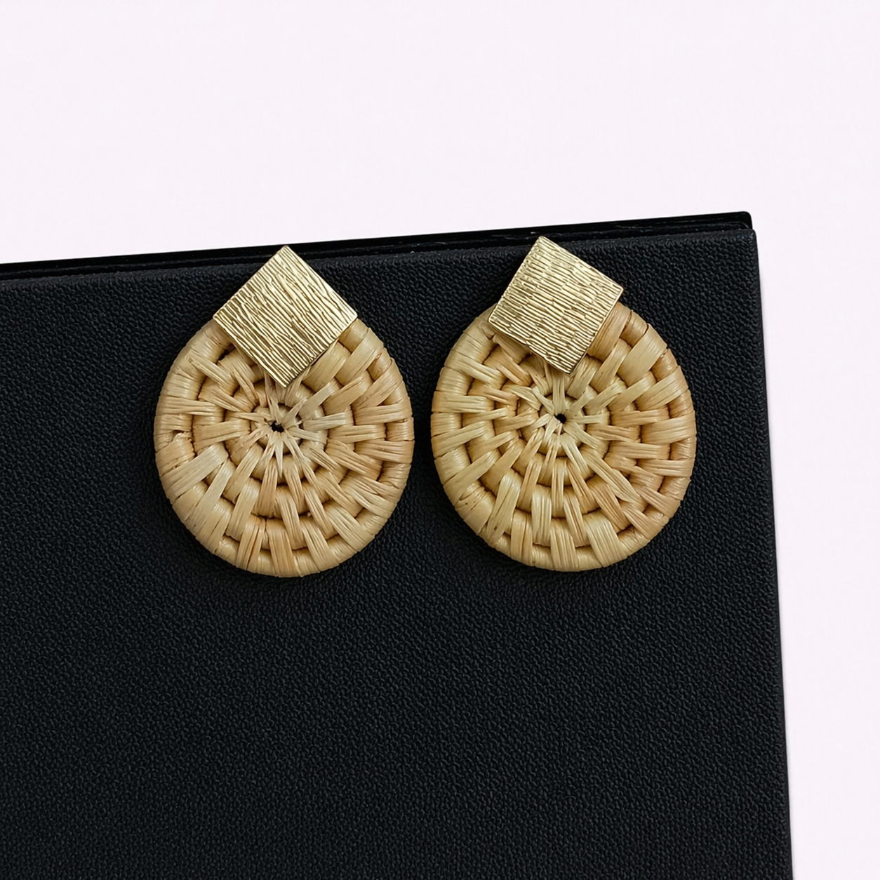 handcrafted, sustainable, eco friendly, earring, jewellery, Brass & Grass Circular Earring