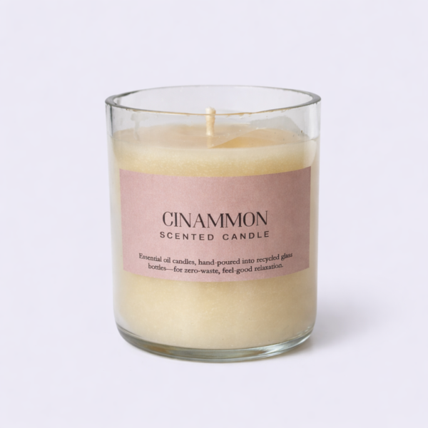 Handmade, fragnance, Cinnamon Scented Candle