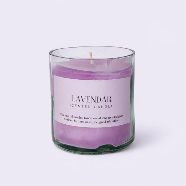 Handmade, fragnance, Lavendar Scented Candle