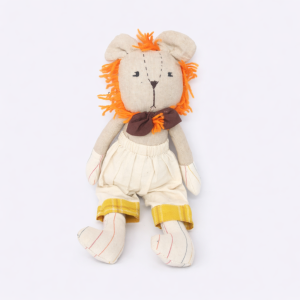 soft toys, male lion doll, handcrafted, sustainable