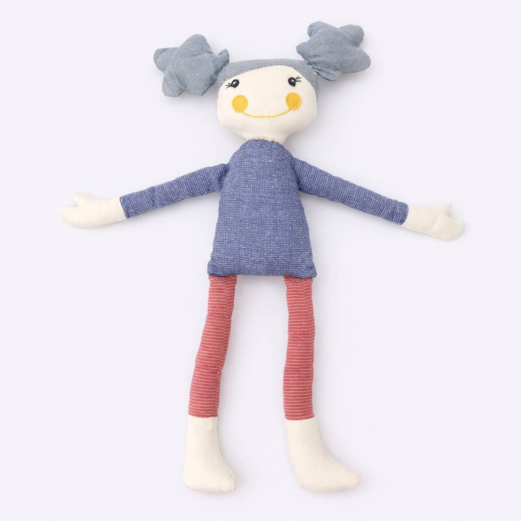soft toys, handcrafted, sustainable, Star Hair Doll
