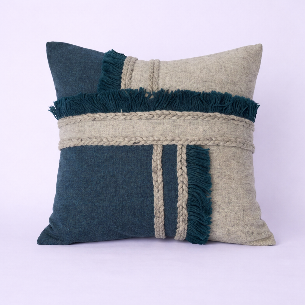 Shyama Cotton Wool Mix Cushion Cover - Image 2