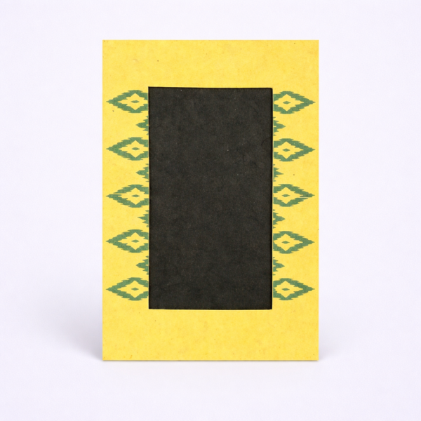 handmade, lokta paper, eco friendly, sustainable, Dhaka All Over Printed Photo Frame