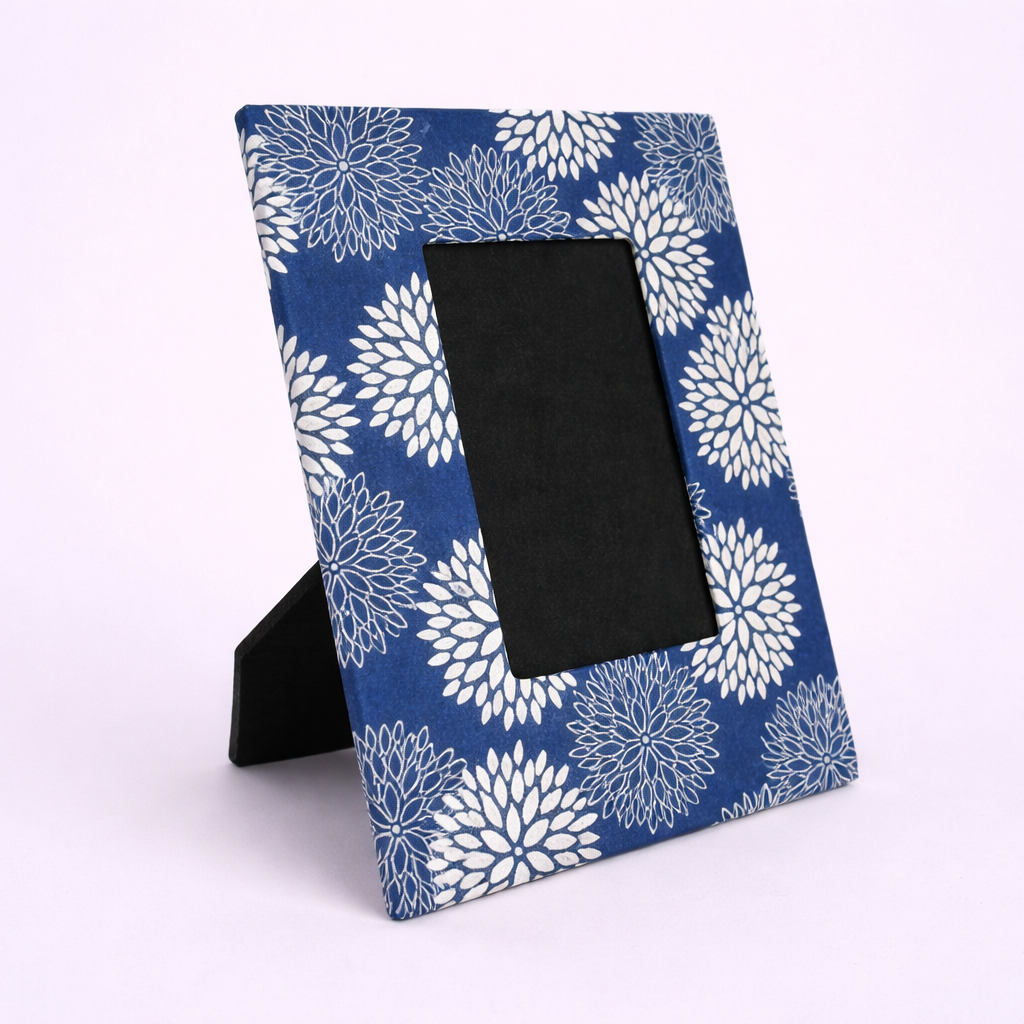 handmade, lokta paper, eco friendly, sustainable, Petal Flower Range Photo Frame