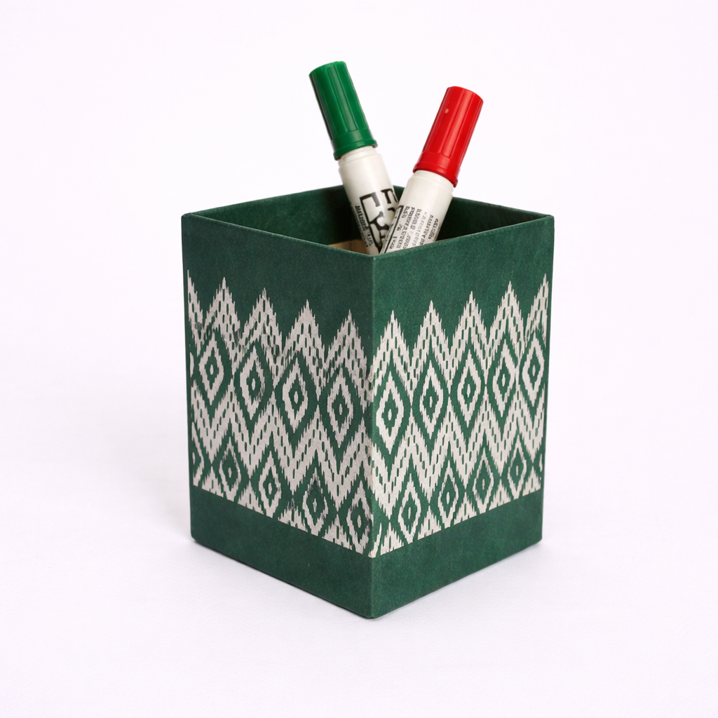 Dhaka Boarder Printed Pencil Holder