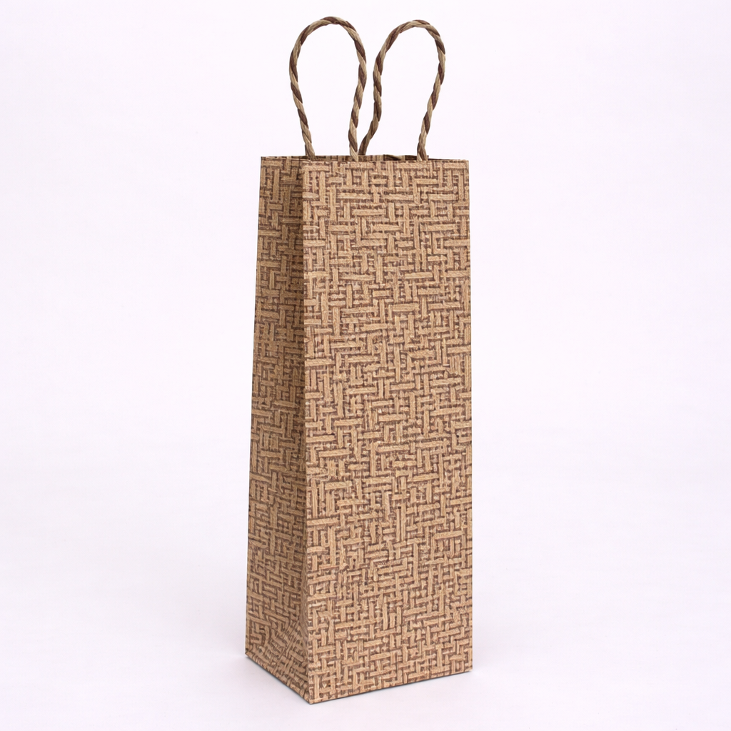 Dhukuti Print Wine Bag