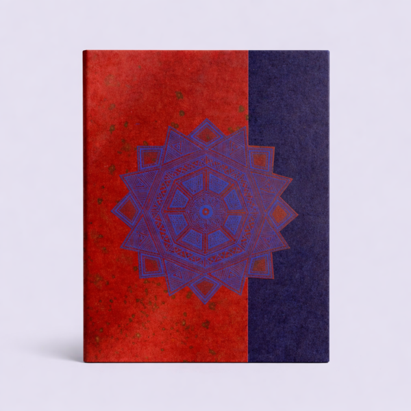 Mandala Design Notebook, notebook, sustainable, eco friendly, stationery, handcrafted