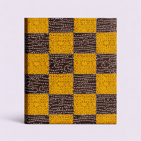 Check Pattern Notebook, notebook, sustainable, eco friendly, stationery, handcrafted