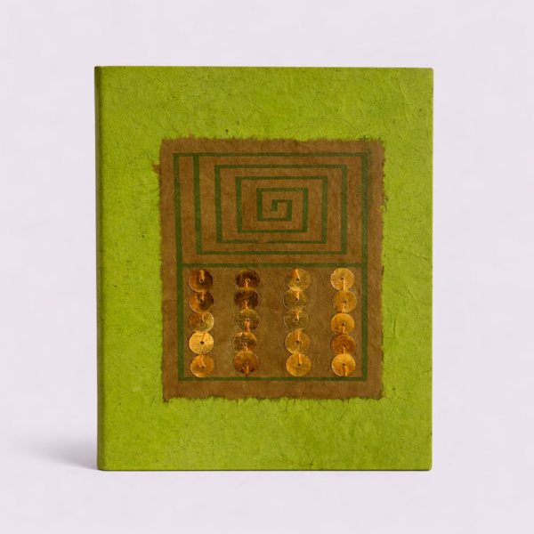 Spiral Design Notebook, notebook, sustainable, eco friendly, stationery, handcrafted