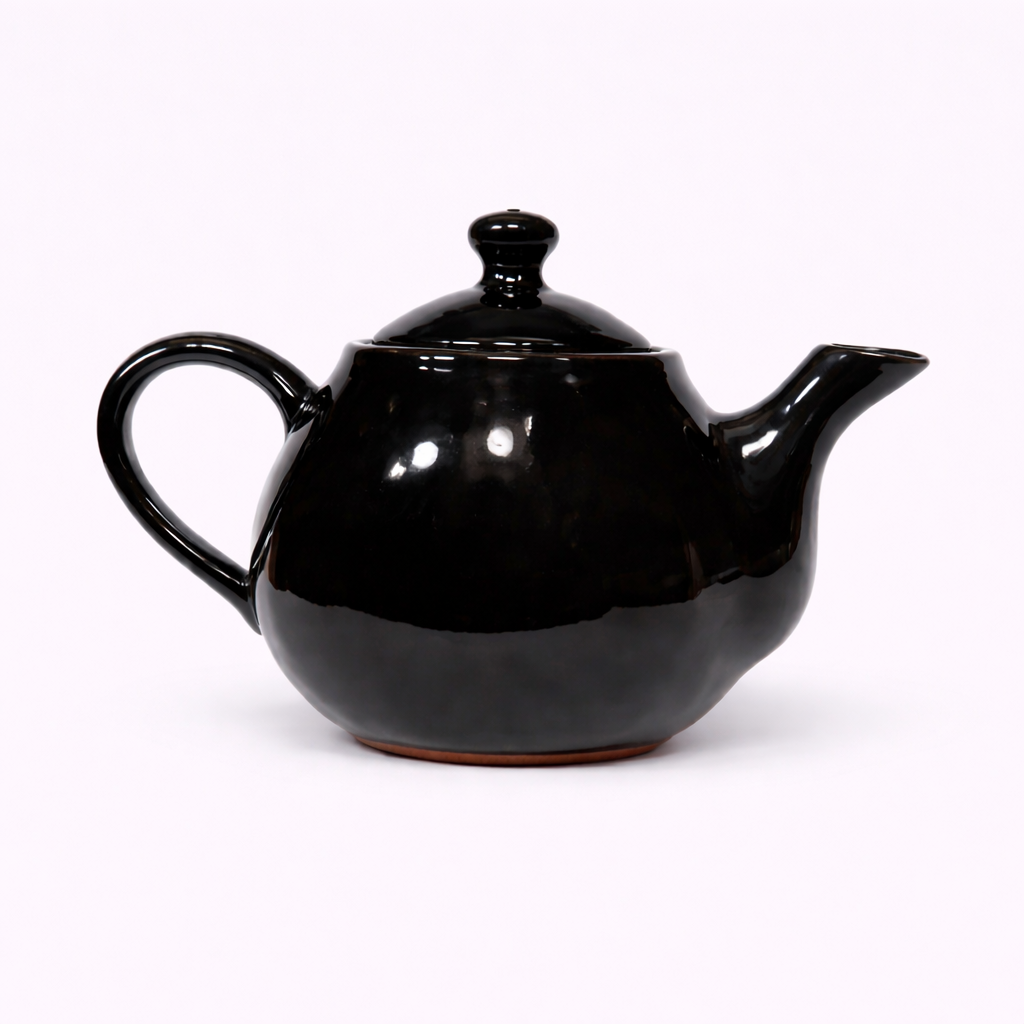 ceramic, ethical, handmade, Noir Teapot