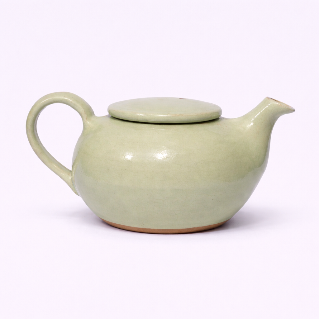 ceramic, ethical, handmade, Green Tea Mist Teapot