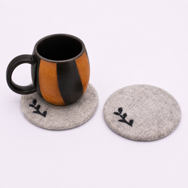 sustainable, ethical, handcrafted, table decor, eco friendly, kitchen decor, home decor, Round Coaster