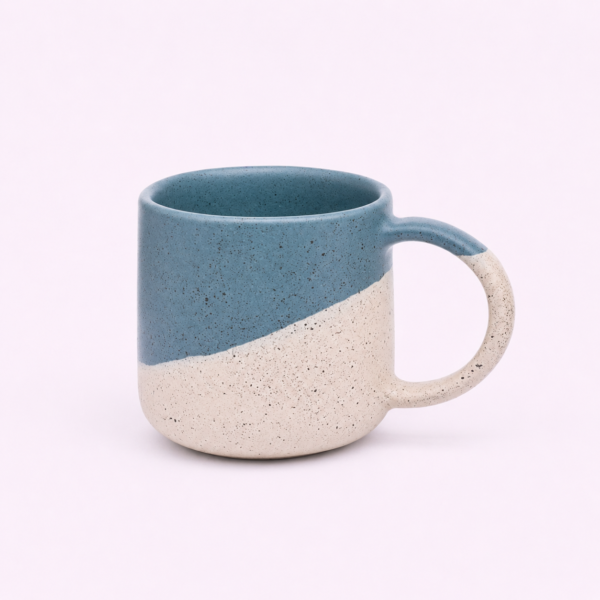 handcrafted, ceramic, sustainable, ethical, Sprinkled Dual Tone Dip Mug