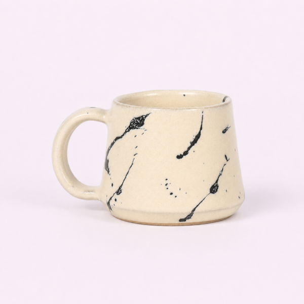 handcrafted, ceramic, sustainable, ethical, Tiny Sprinkle Cylindrical Cup