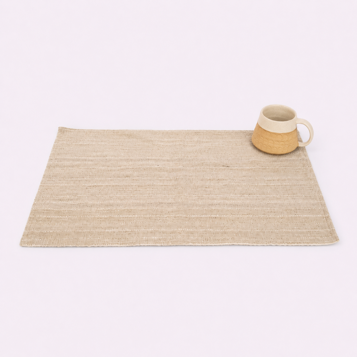 Allo (Nettle) Cotton Placemat, placemat, handcrafted, sustainable, table decor, eco friendly, ethical