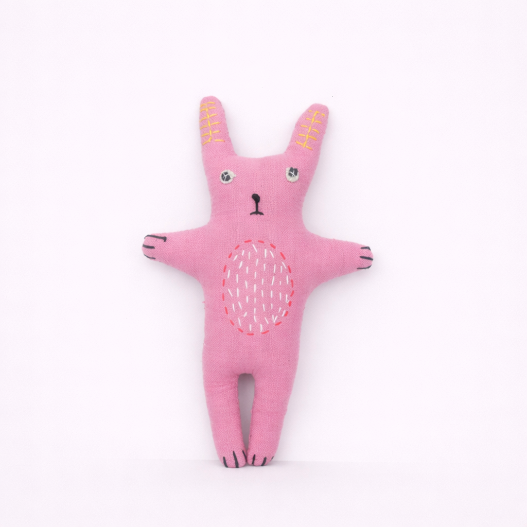 Rabbit With Embroidery