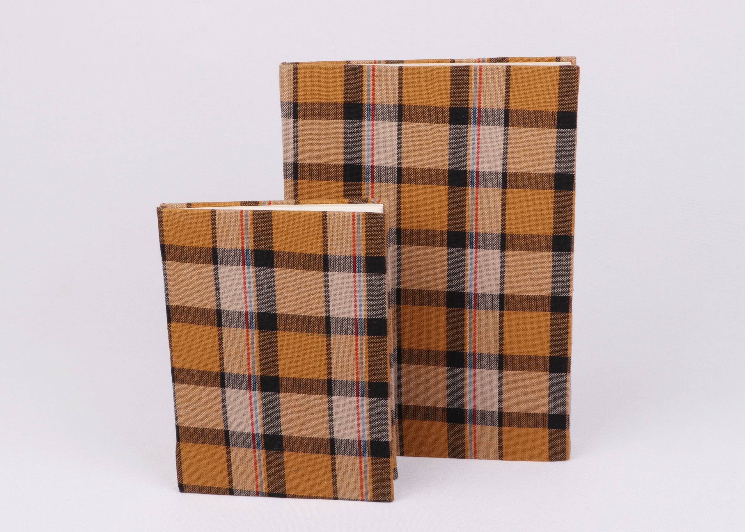 Tartan Check Stock Fabric Notebook (M)